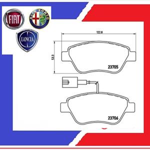 PATTINI FRENO 71754802