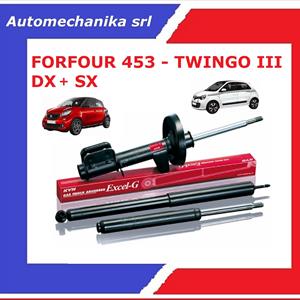 3338022 COPPIA AMMORTIZZATORI ANTERIORI  SMART FORFOUR 453 -  TWINGO III